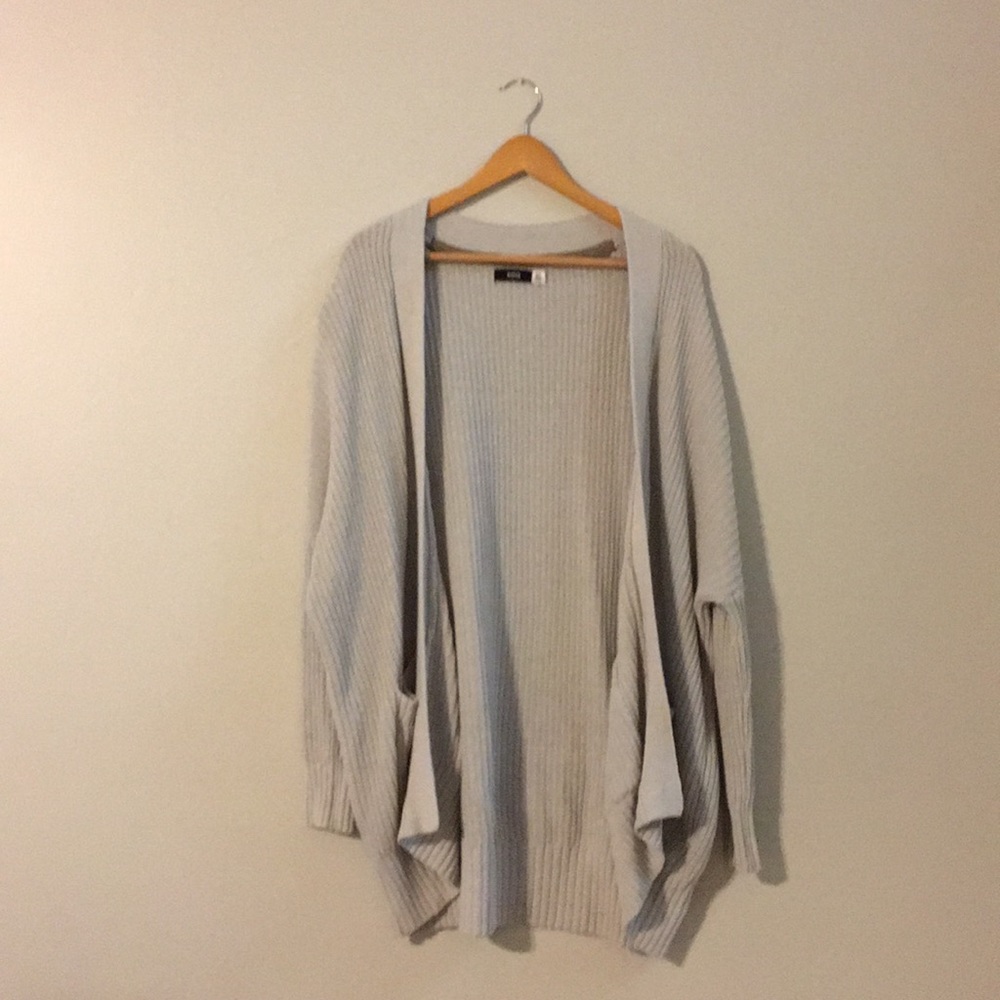 BDG oversized gray cardigan